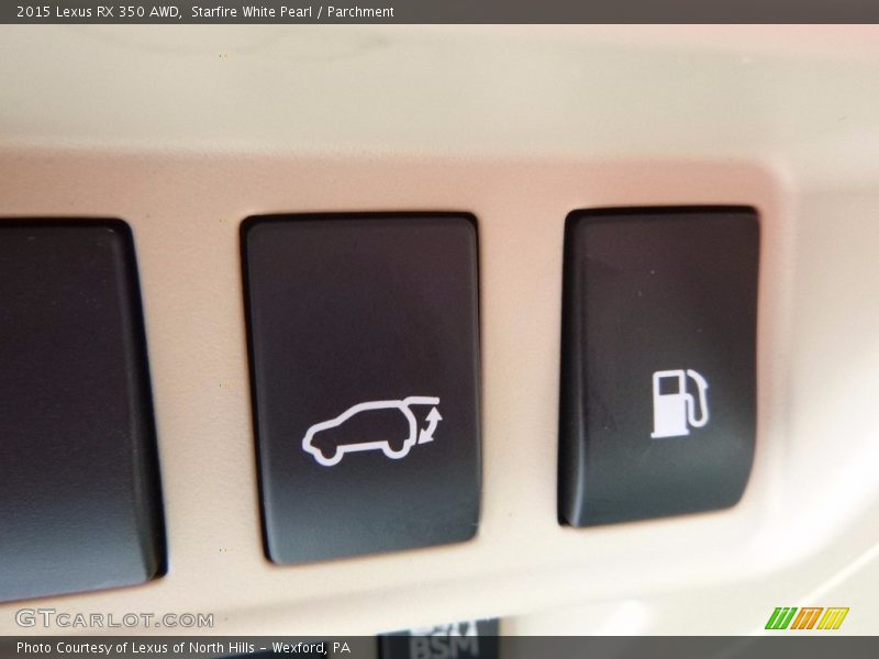 Starfire White Pearl / Parchment 2015 Lexus RX 350 AWD