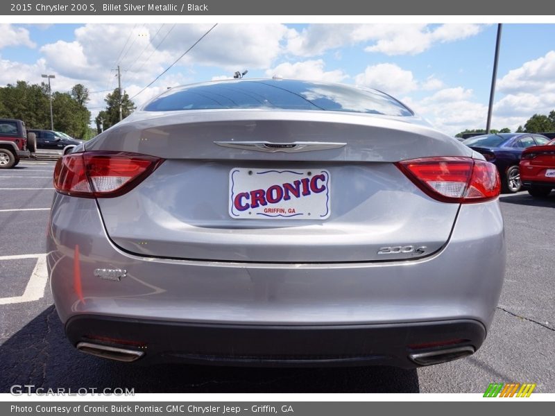 Billet Silver Metallic / Black 2015 Chrysler 200 S