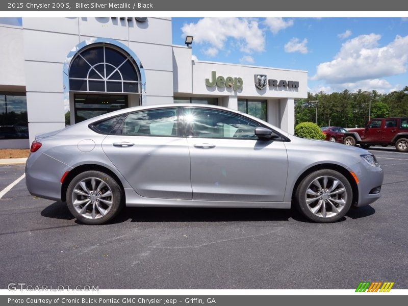 Billet Silver Metallic / Black 2015 Chrysler 200 S