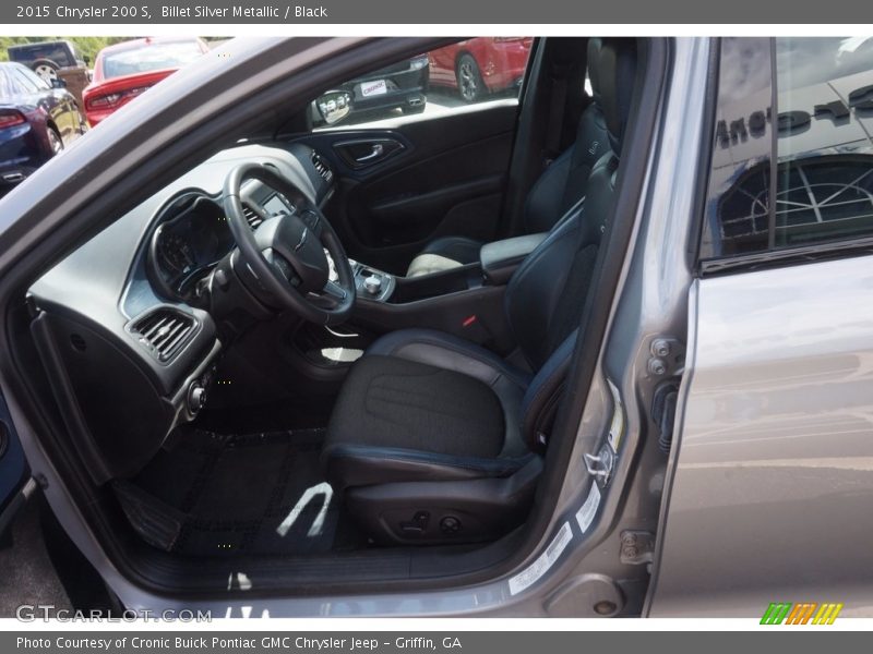 Billet Silver Metallic / Black 2015 Chrysler 200 S