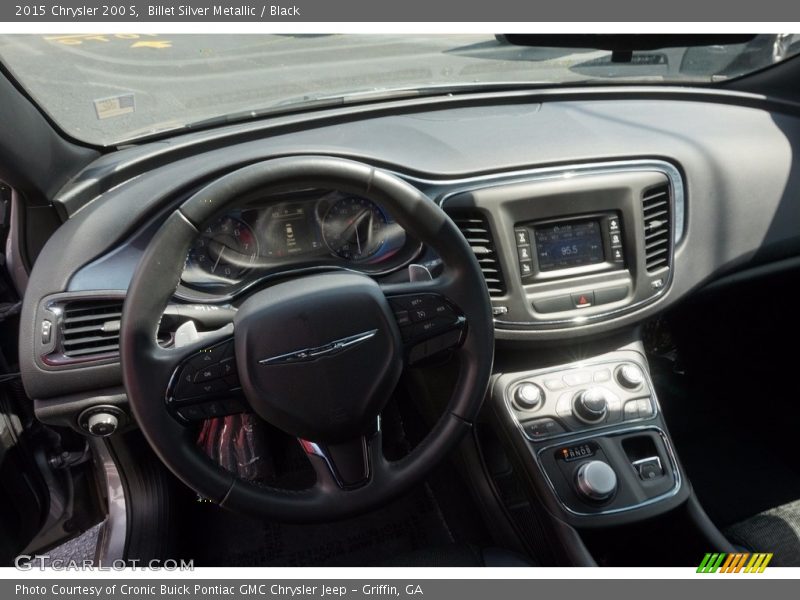 Billet Silver Metallic / Black 2015 Chrysler 200 S
