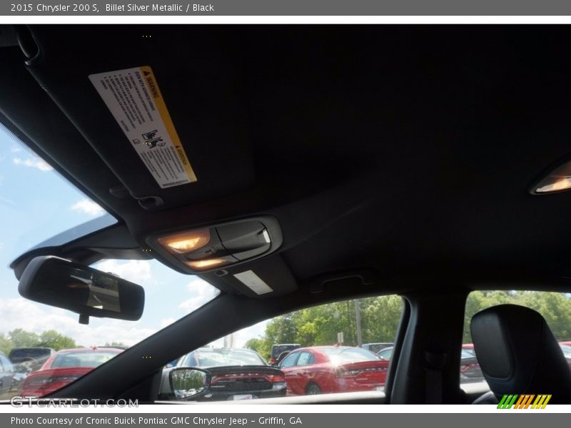 Billet Silver Metallic / Black 2015 Chrysler 200 S