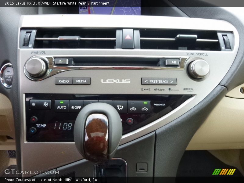 Starfire White Pearl / Parchment 2015 Lexus RX 350 AWD
