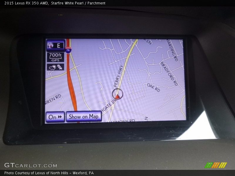 Starfire White Pearl / Parchment 2015 Lexus RX 350 AWD