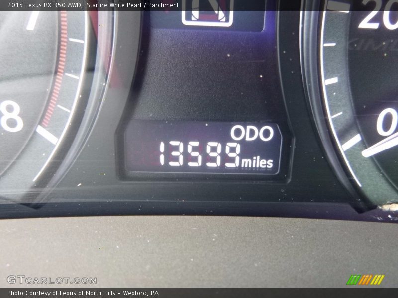 Starfire White Pearl / Parchment 2015 Lexus RX 350 AWD