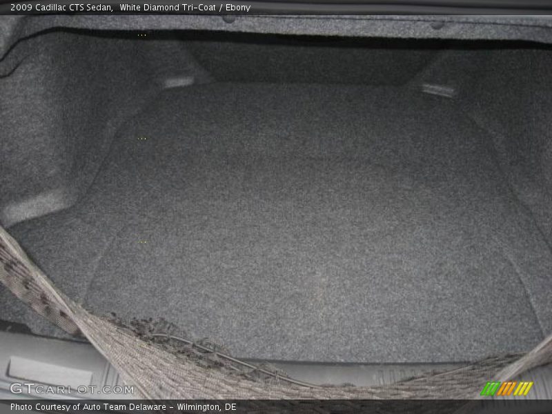 White Diamond Tri-Coat / Ebony 2009 Cadillac CTS Sedan