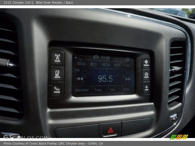 Billet Silver Metallic / Black 2015 Chrysler 200 S