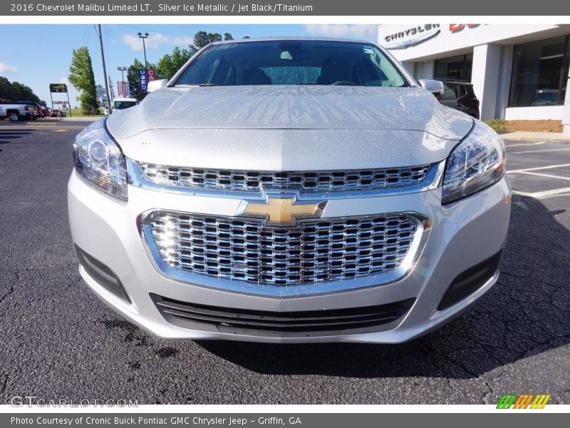 Silver Ice Metallic / Jet Black/Titanium 2016 Chevrolet Malibu Limited LT