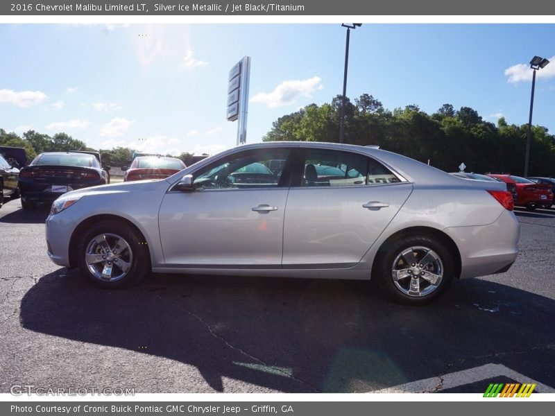 Silver Ice Metallic / Jet Black/Titanium 2016 Chevrolet Malibu Limited LT