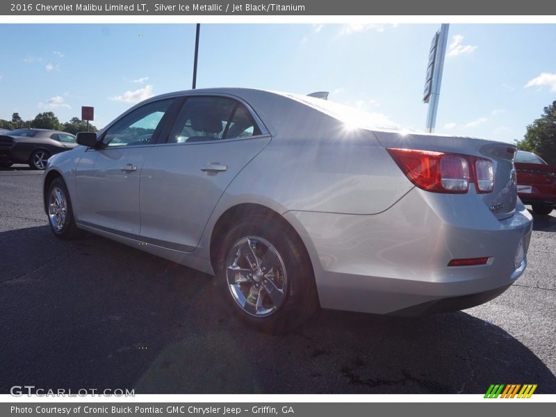 Silver Ice Metallic / Jet Black/Titanium 2016 Chevrolet Malibu Limited LT