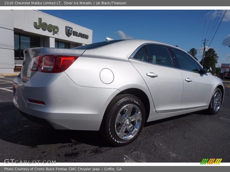 Silver Ice Metallic / Jet Black/Titanium 2016 Chevrolet Malibu Limited LT