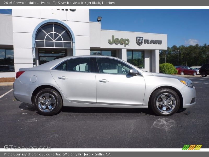 Silver Ice Metallic / Jet Black/Titanium 2016 Chevrolet Malibu Limited LT