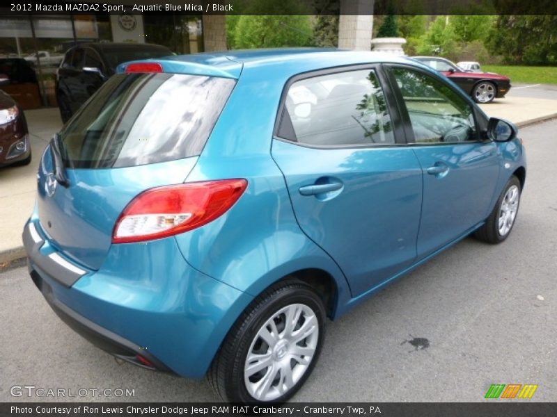 Aquatic Blue Mica / Black 2012 Mazda MAZDA2 Sport