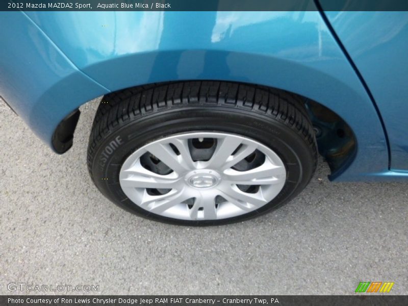 Aquatic Blue Mica / Black 2012 Mazda MAZDA2 Sport