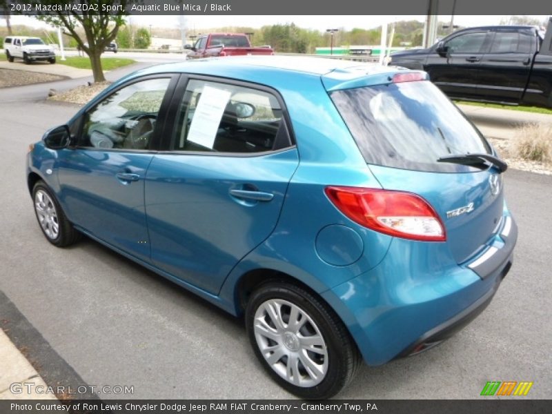 Aquatic Blue Mica / Black 2012 Mazda MAZDA2 Sport