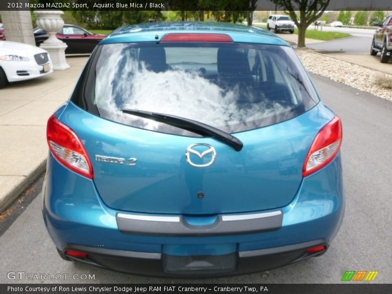 Aquatic Blue Mica / Black 2012 Mazda MAZDA2 Sport