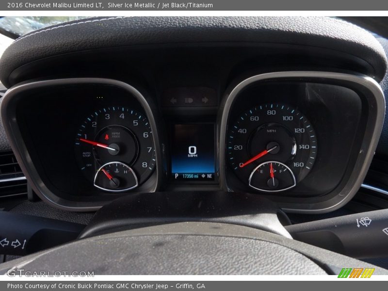 Silver Ice Metallic / Jet Black/Titanium 2016 Chevrolet Malibu Limited LT