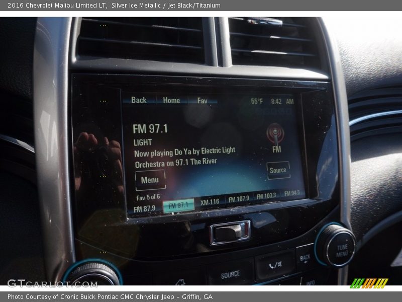 Silver Ice Metallic / Jet Black/Titanium 2016 Chevrolet Malibu Limited LT