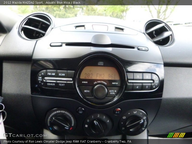 Aquatic Blue Mica / Black 2012 Mazda MAZDA2 Sport