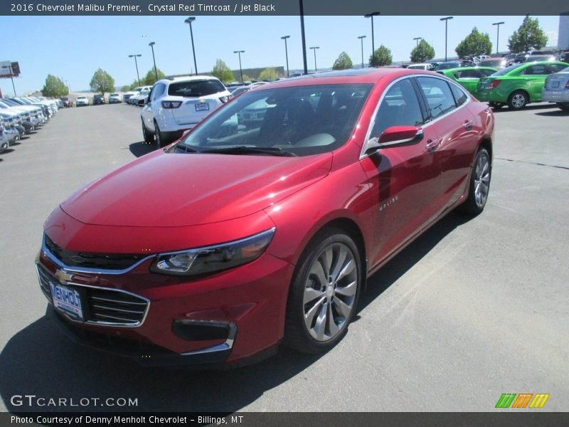 Crystal Red Tintcoat / Jet Black 2016 Chevrolet Malibu Premier