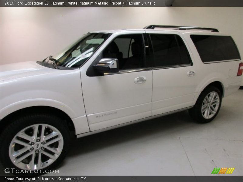 White Platinum Metallic Tricoat / Platinum Brunello 2016 Ford Expedition EL Platinum