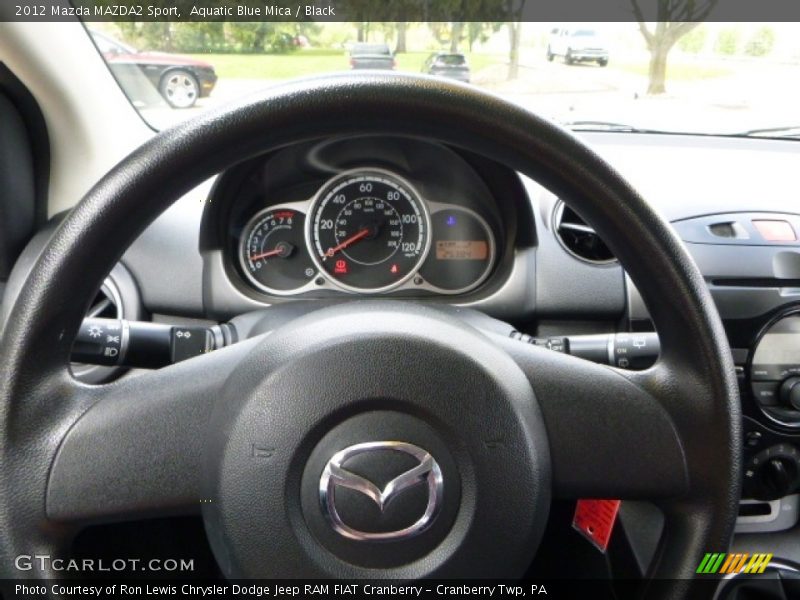 Aquatic Blue Mica / Black 2012 Mazda MAZDA2 Sport