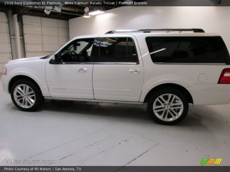 White Platinum Metallic Tricoat / Platinum Brunello 2016 Ford Expedition EL Platinum