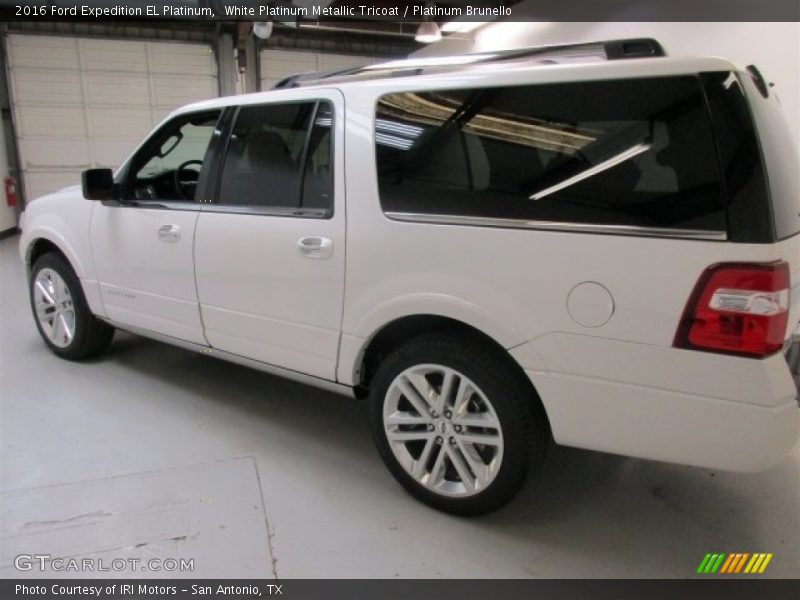 White Platinum Metallic Tricoat / Platinum Brunello 2016 Ford Expedition EL Platinum