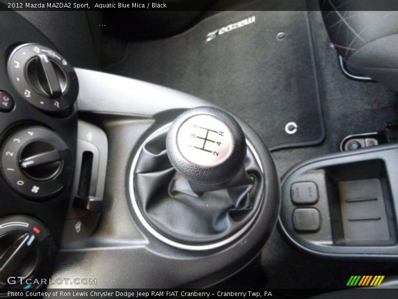 Aquatic Blue Mica / Black 2012 Mazda MAZDA2 Sport