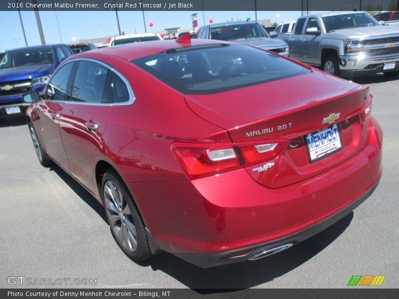 Crystal Red Tintcoat / Jet Black 2016 Chevrolet Malibu Premier