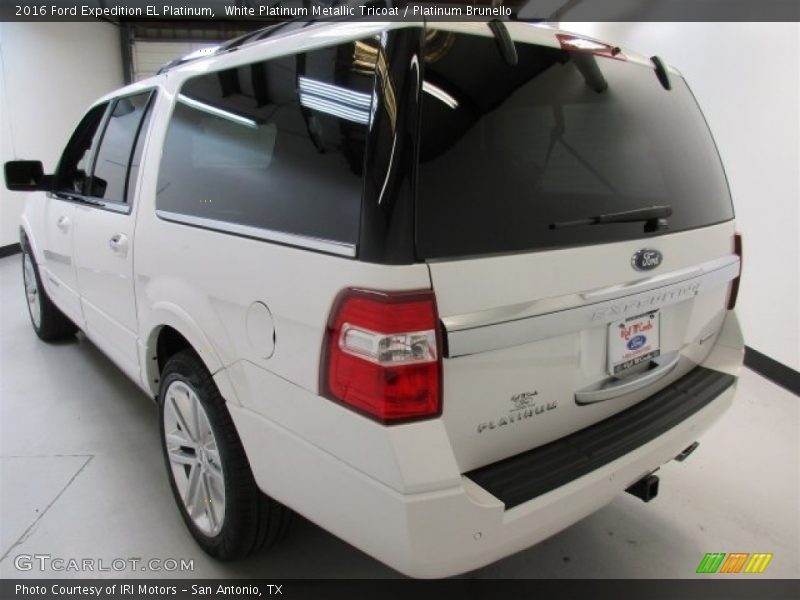 White Platinum Metallic Tricoat / Platinum Brunello 2016 Ford Expedition EL Platinum