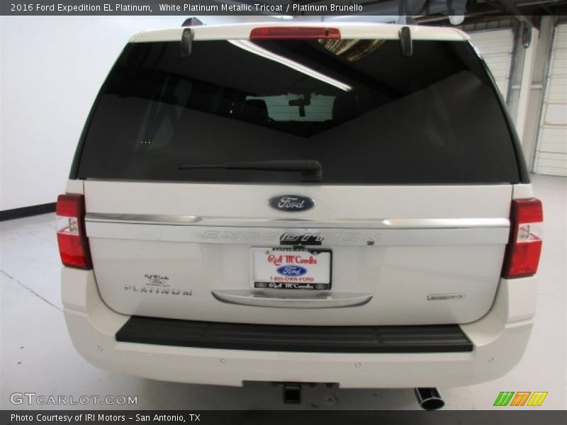 White Platinum Metallic Tricoat / Platinum Brunello 2016 Ford Expedition EL Platinum