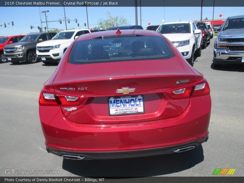 Crystal Red Tintcoat / Jet Black 2016 Chevrolet Malibu Premier