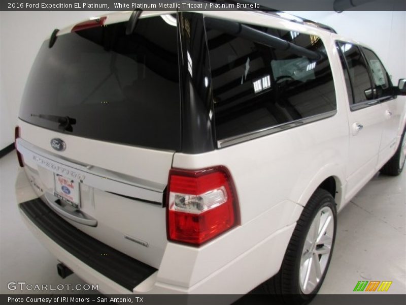 White Platinum Metallic Tricoat / Platinum Brunello 2016 Ford Expedition EL Platinum