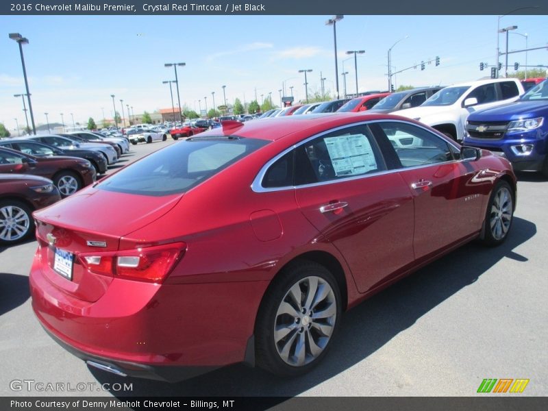 Crystal Red Tintcoat / Jet Black 2016 Chevrolet Malibu Premier