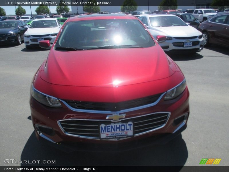 Crystal Red Tintcoat / Jet Black 2016 Chevrolet Malibu Premier