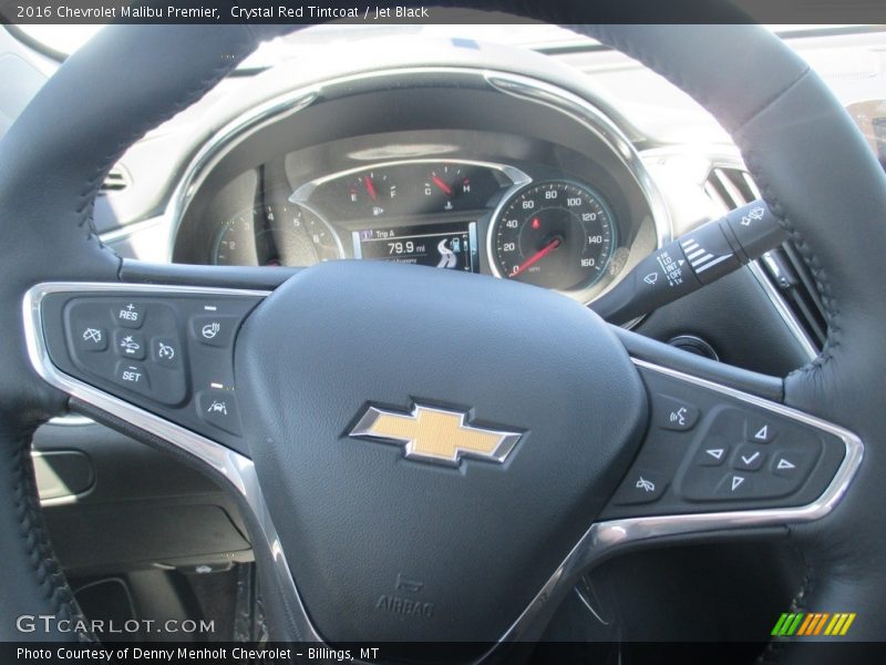 Crystal Red Tintcoat / Jet Black 2016 Chevrolet Malibu Premier