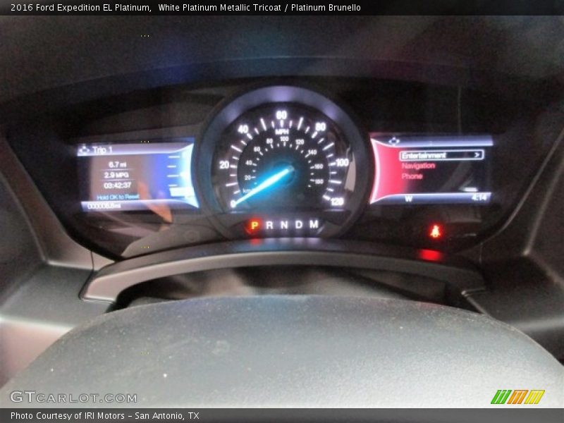 White Platinum Metallic Tricoat / Platinum Brunello 2016 Ford Expedition EL Platinum