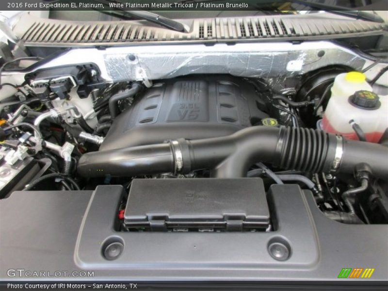 White Platinum Metallic Tricoat / Platinum Brunello 2016 Ford Expedition EL Platinum