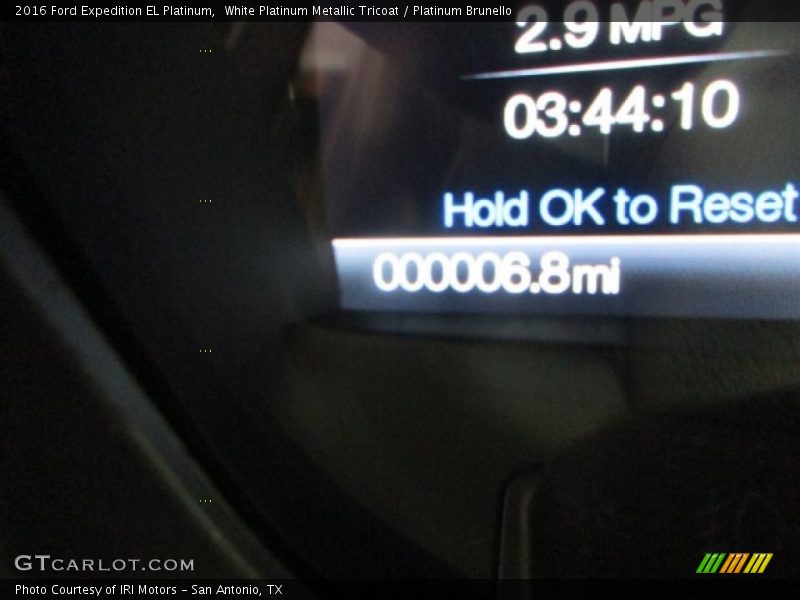 White Platinum Metallic Tricoat / Platinum Brunello 2016 Ford Expedition EL Platinum