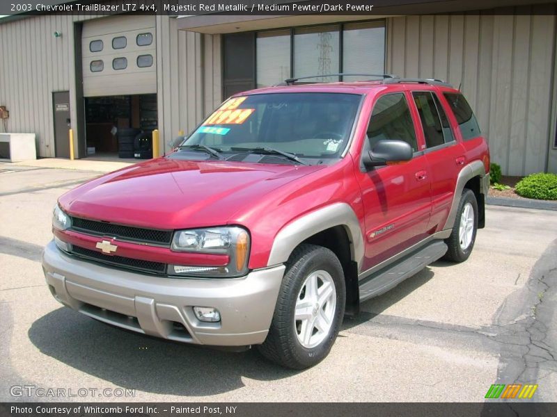 Majestic Red Metallic / Medium Pewter/Dark Pewter 2003 Chevrolet TrailBlazer LTZ 4x4