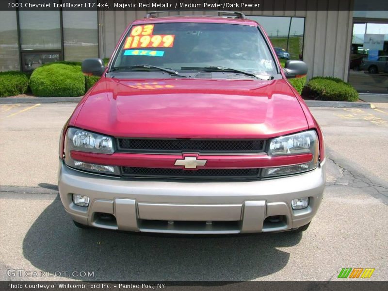 Majestic Red Metallic / Medium Pewter/Dark Pewter 2003 Chevrolet TrailBlazer LTZ 4x4