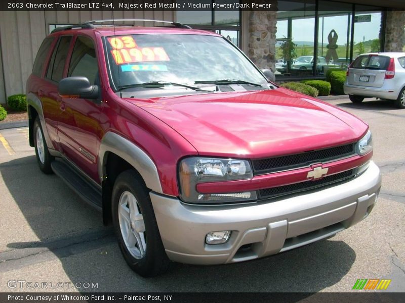 Majestic Red Metallic / Medium Pewter/Dark Pewter 2003 Chevrolet TrailBlazer LTZ 4x4