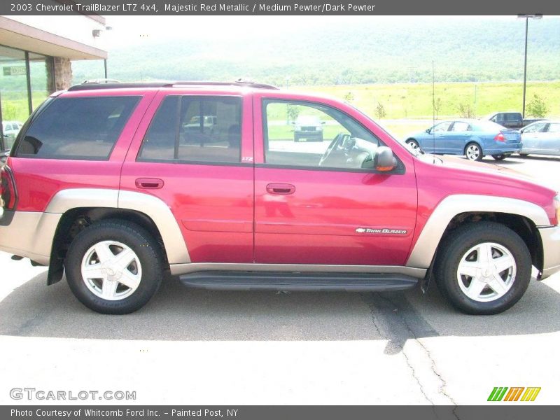 Majestic Red Metallic / Medium Pewter/Dark Pewter 2003 Chevrolet TrailBlazer LTZ 4x4