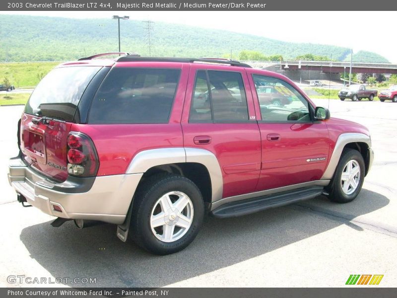 Majestic Red Metallic / Medium Pewter/Dark Pewter 2003 Chevrolet TrailBlazer LTZ 4x4