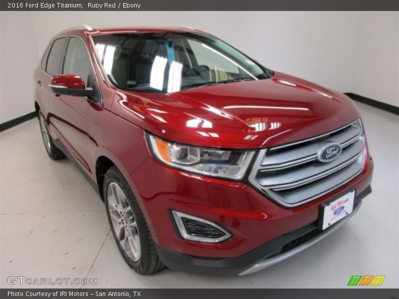 Ruby Red / Ebony 2016 Ford Edge Titanium