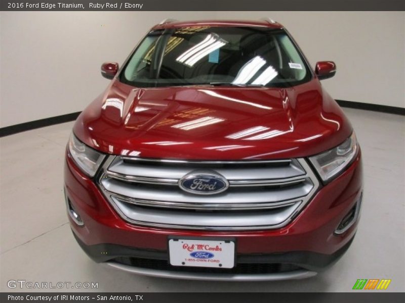 Ruby Red / Ebony 2016 Ford Edge Titanium