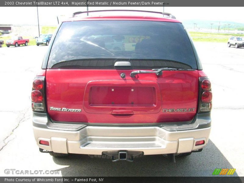 Majestic Red Metallic / Medium Pewter/Dark Pewter 2003 Chevrolet TrailBlazer LTZ 4x4