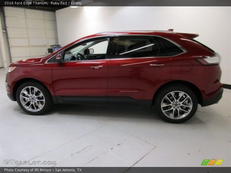 Ruby Red / Ebony 2016 Ford Edge Titanium