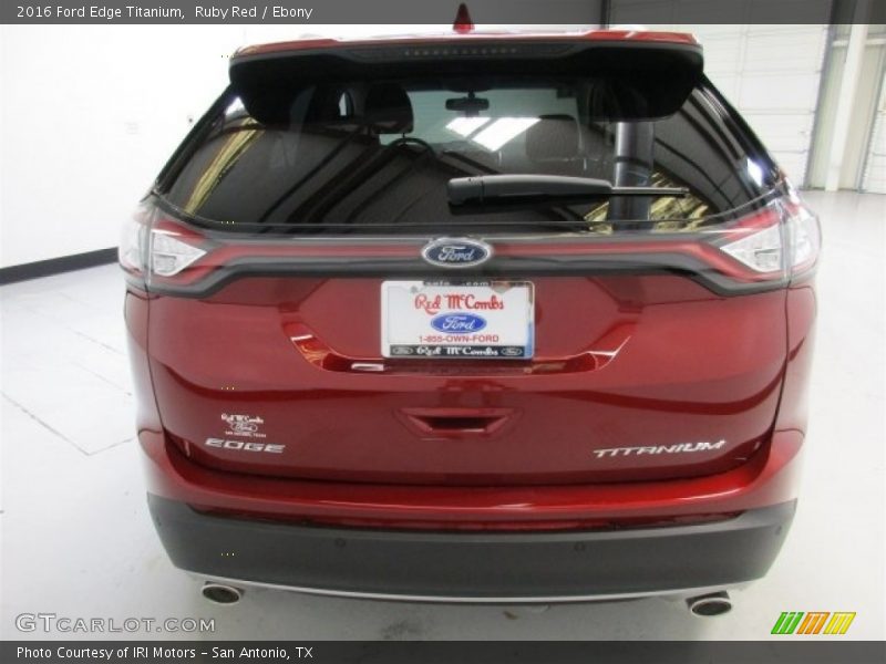 Ruby Red / Ebony 2016 Ford Edge Titanium